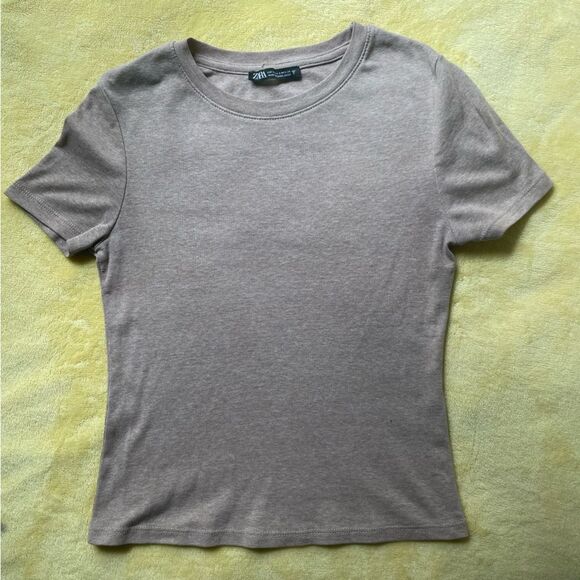 tan/beige Zara top - Picture 1 of 3
